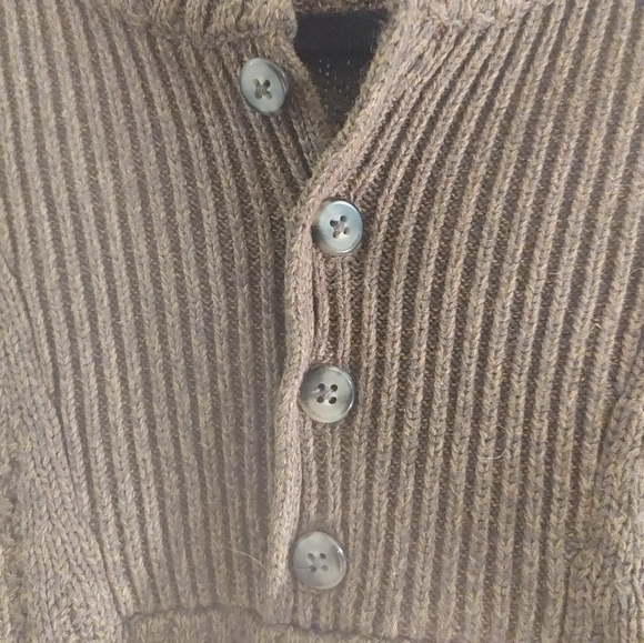 Eddie Bauer Pull over Quarter Button Up Sweater - Picture 3 of 8
